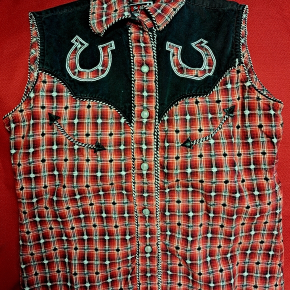 Brooks & Dunn Collection Western Top - Picture 1 of 5